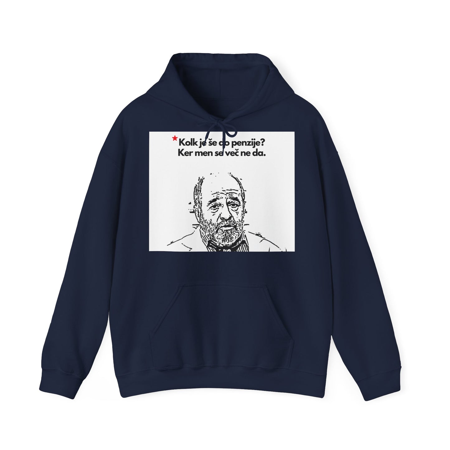 Hoodie "Kolk je še do penzije?"