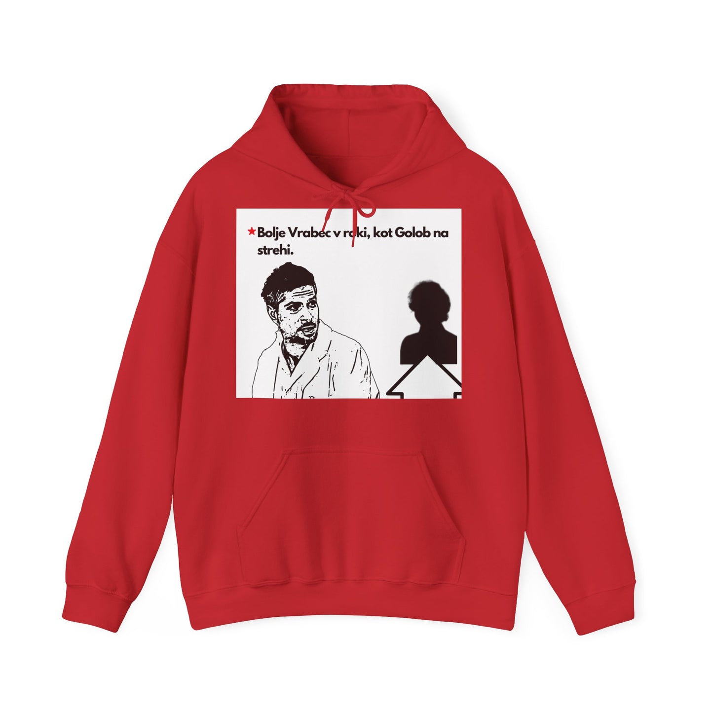 Hoodie "Bolje Vrabec v roki"